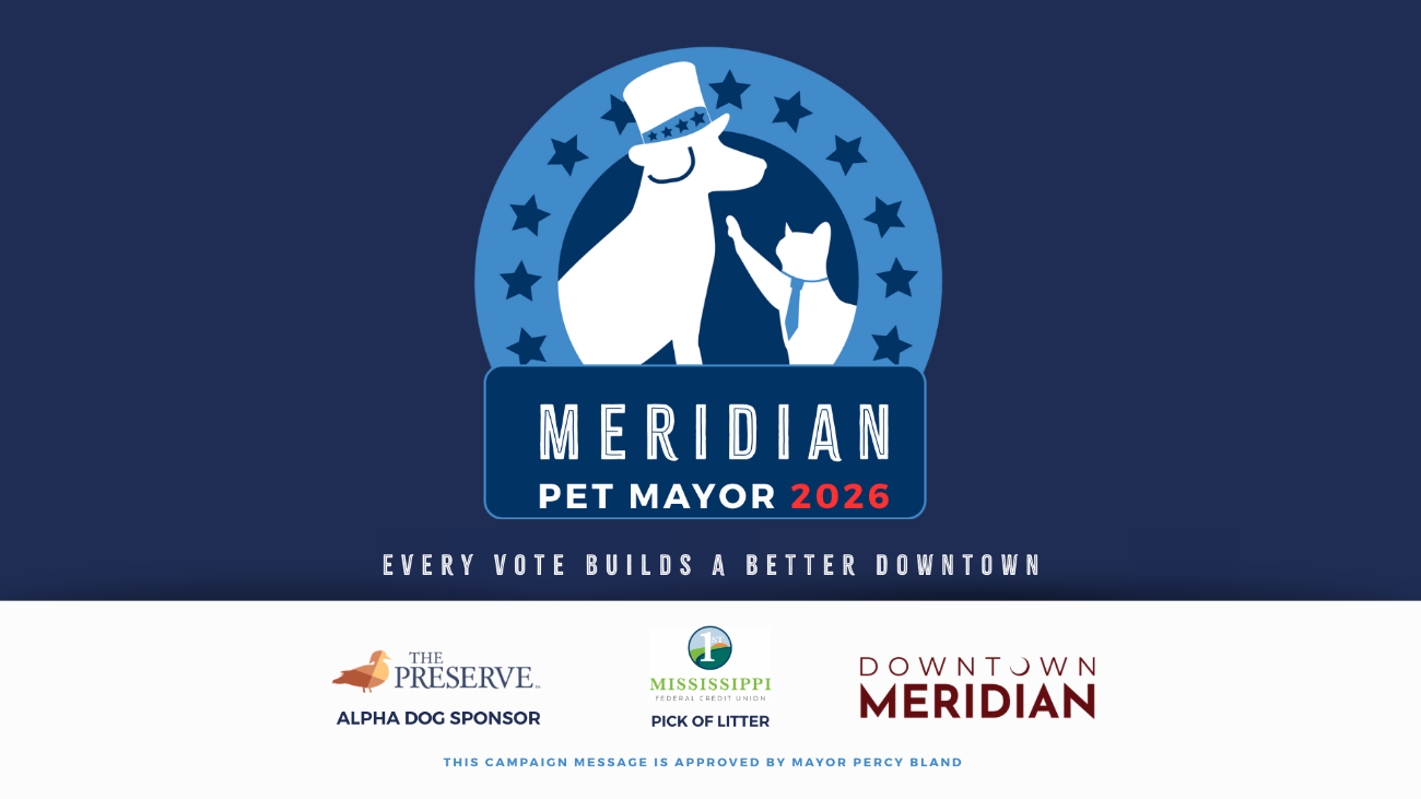 The race to crown Meridian’s next Pet Mayor is officially in full swing, and the community now has the chance to make its voice heard.
