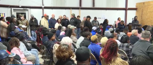 Residents of Porterville have been having ongoing water outages for a week, and on Monday night, the Porterville Volunteer Fire Department was packed to the brim.